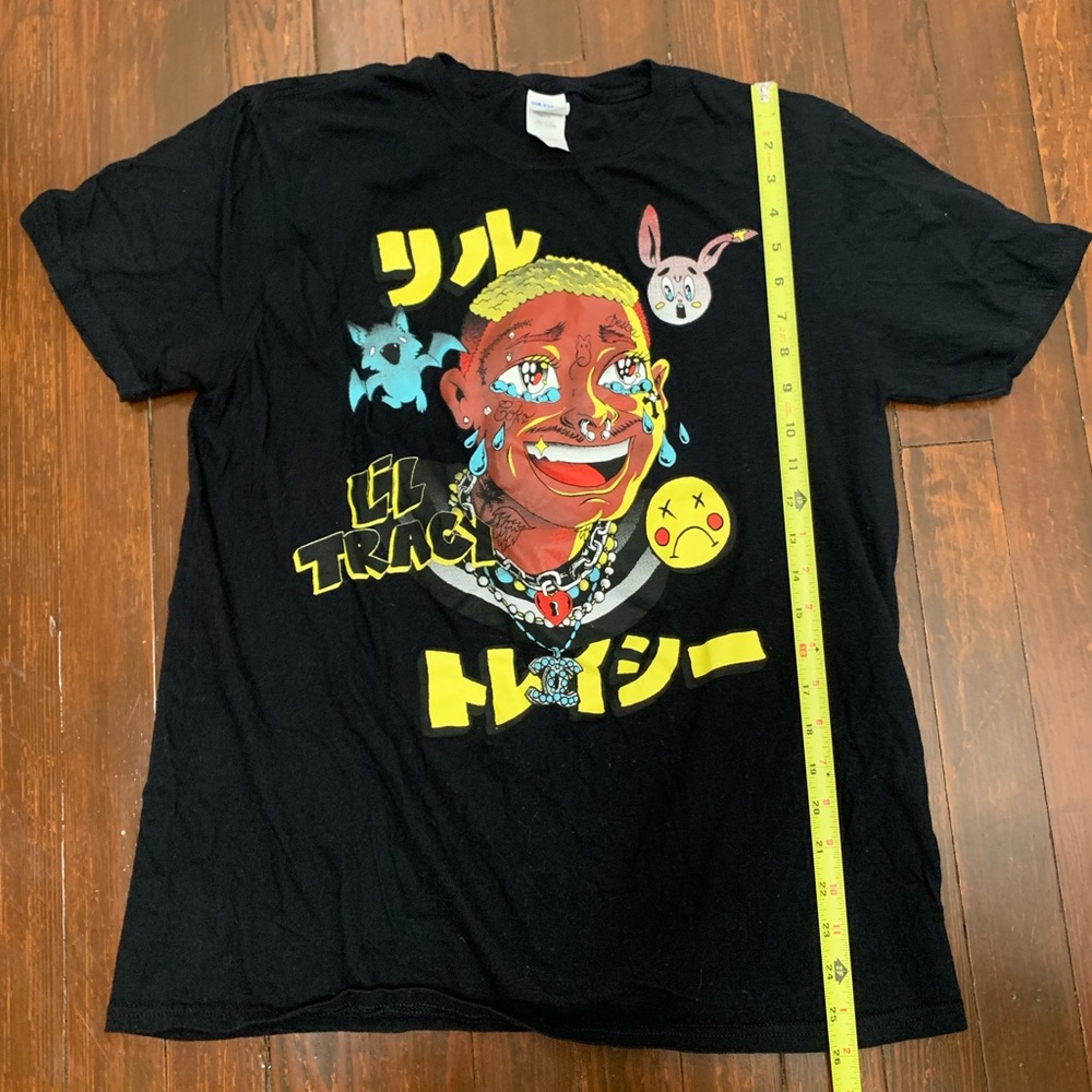 lil Tracy peep black cartoon tears anime music band singer Emo rapper Gothboi